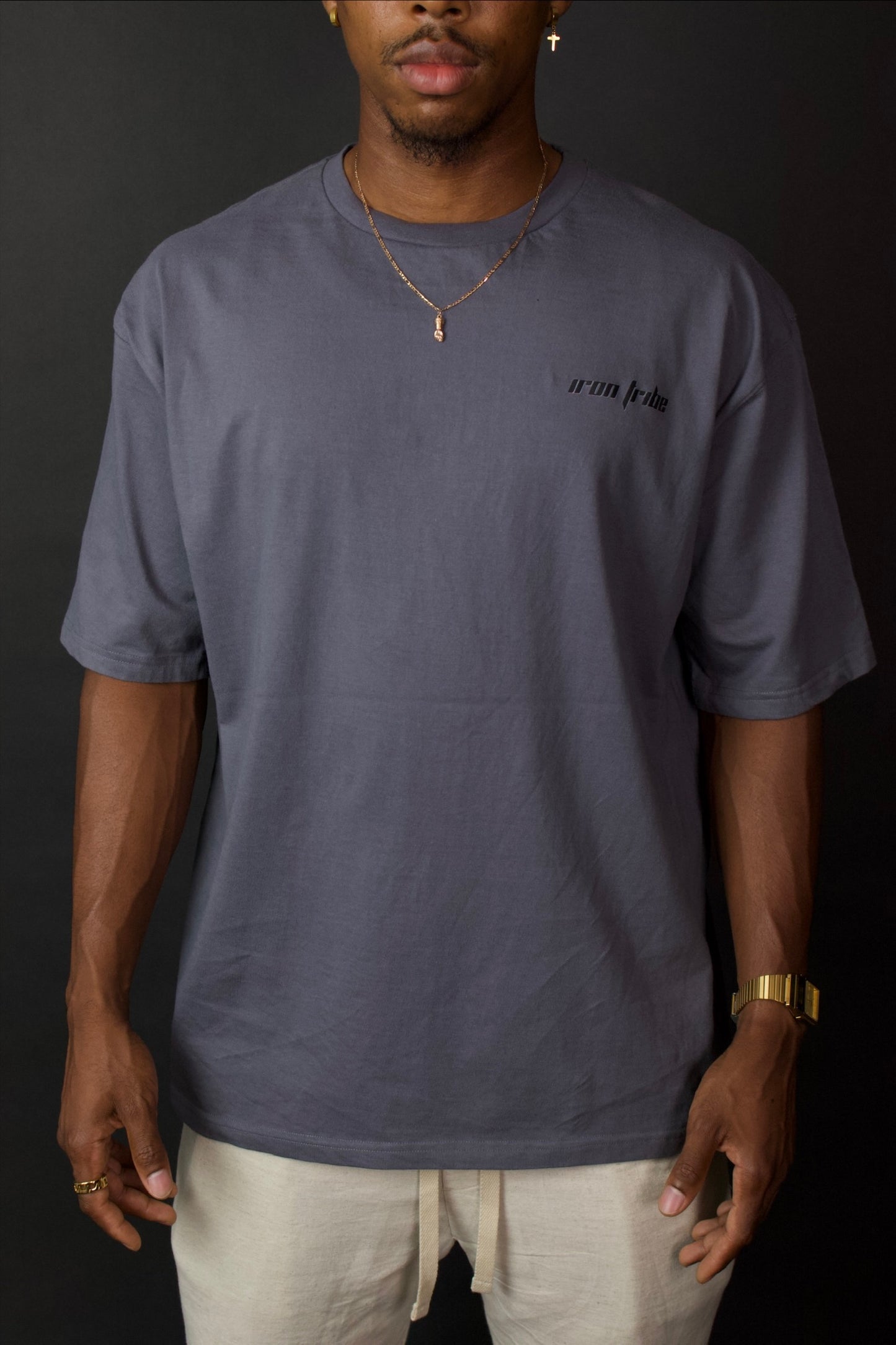 Grey Shadow Prime T-shirt - Iron Tribe