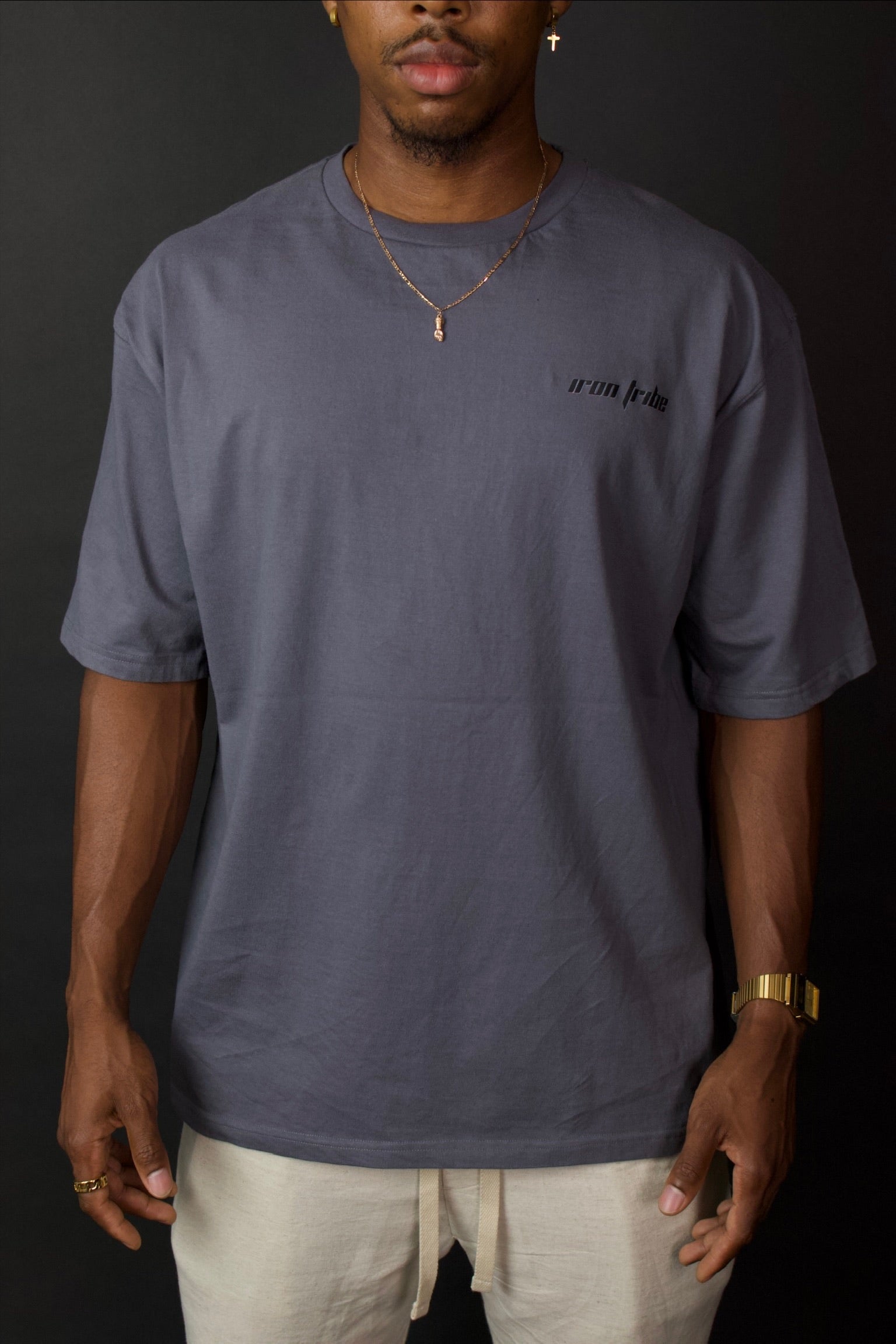 Grey Shadow Prime T-shirt - Iron Tribe